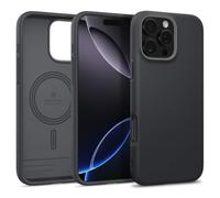 Caseology Nano Pop mag Funda para iPhone 16 Pro MAX [Material Suave y Libre de Polvo] Funda Magnética con Protección Militar contra Caídas y Patrones de Agarre Lateral - Black Sesame
