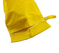 caseroxx Bolsa de pañales/Bolsa húmeda/Bolsa de pañales con cremallera Tamaño premium 2-Pocket, bolsa de playa para bebés Wet Bag/Bolso de pañales amarillo