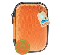 caseroxx Bolsa del medidor de glucosa en Sangre Adecuado para Freestyle Libre 1/2 / Insulinx / 14 Day en Naranja, diabético Almacenamiento Estuche Tapa