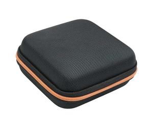 caseroxx Bolsa del medidor de glucosa en sangre adecuado para Onetouch Ultra Plus Reflect en negro, diabético almacenamiento estuche tapa