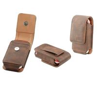 caseroxx Bolso al Aire Libre con Presilla para cinturón para Doro Leva E20 - E22 - E30 - L20 - L30, Almacenamiento Duradero para Senderismo, Camping y Viajes, Uso Universal