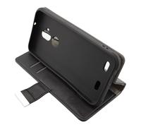 caseroxx Bookstyle-Case para AGM X3 en negro fabricado con cuero artificial