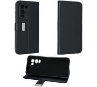 caseroxx Bookstyle-Case para Blackview Fort 5, negro | Funda tipo libro abatible con compartimentos interiores y protección integral para el día a día, de cuero artificial