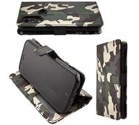caseroxx Bookstyle-Case para Cat S62 / S62 Pro, Camuflaje