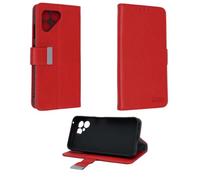 caseroxx Bookstyle-Case para Fairphone Gen 6 / Gen 6+, rojo | Funda tipo libro abatible con compartimentos interiores y protección integral para el día a día, de cuero artificial