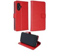 caseroxx Bookstyle-Case para SPC Zeus 2, Rojo