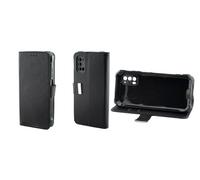 caseroxx Funda Blackview BV7100, Tipo Libro, Fabricada en Cuero Artificial, Color Negro