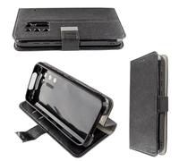 caseroxx Funda Doogee S97 Pro, Tipo Libro, Fabricada en Cuero Artificial, Color Negro