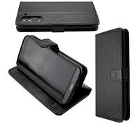 caseroxx Funda Doro 8050/8050 Plus, Tipo Libro, Fabricada en Cuero Artificial, Color Negro