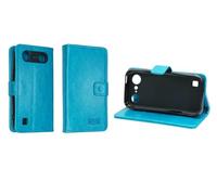 caseroxx Funda Doro Aurora A10/A11, Tipo Libro, Fabricada en Cuero Artificial, Color Azul Claro