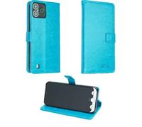caseroxx Funda Doro Aurora A30/A31, Tipo Libro, Fabricada en Cuero Artificial, Color Azul Claro