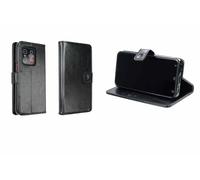 caseroxx Funda Emporia Smart.ME7 / Smart.7lite, Tipo Libro, Fabricada en Cuero Artificial, Color Negro