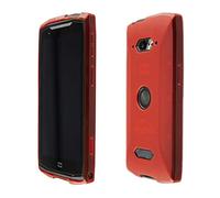 caseroxx Funda en Rojo para Crosscall Core-M5 - Ajuste preciso y protección
