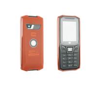 caseroxx Funda en Rojo para Crosscall Core-S4 / Core-S5 - Ajuste preciso y protección