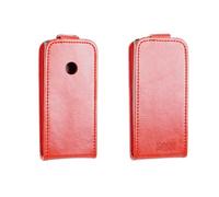 caseroxx Funda Flip Cover Nokia 105/110 4G (2023), 105/110 4G (2nd Edition) (Flip Cover en) Rojo