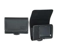 caseroxx Funda Glucómetro para Tandem T-Slim X2 de cuero artificial en negro - Funda protectora especial para glucómetros