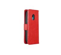 caseroxx Funda Nokia 3210 (2024), Tipo Libro, Fabricada en Cuero Artificial, Color Rojo