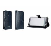 caseroxx Funda Olympia Neo Mini, Tipo Libro, Fabricada en Cuero Artificial, Color Azul