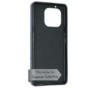 caseroxx Funda para Gigaset GS6 / GS6 Pro, Negro | Funda TPU flexible, ajustada y con buen agarre, protege de golpes, arañazos y polvo, de TPU