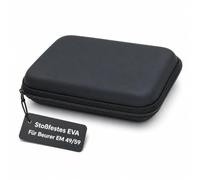 caseroxx Funda protectora para TENS/EMS/EM para Beurer EM 49 | Bolsa rígida de EVA resistente a los golpes, con compartimento de red para cables, almohadillas de electrodos y accesorios