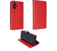 caseroxx Funda SPC Zeus 2 Pro, Tipo Libro, Fabricada en Cuero Artificial, Color Rojo