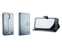 caseroxx Funda SPC Zeus 4G / Zeus 4G Pro, Tipo Libro, Fabricada en Cuero Artificial, Color Azul