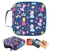 caseroxx Galakto - Bolsa de almacenamiento con cremallera y 8 bolsillos de malla para tokens de audio GALAKTO Player Audio Token - Organizador de hasta 16 fichas de audio de EVA