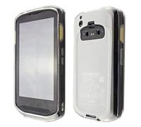 caseroxx TPU-Carcasa para Zebra TC20 / TC25, Carcasa (TPU-Carcasa en Blanco-Transparente)