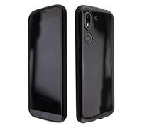 caseroxx TPU-Carcasa y Protector de Pantalla para Doro 8050/8050 Plus, Set (TPU-Carcasa en Negro)