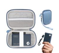 CaseSack Funda para cargador portátil INIU P41 10000mAh 45W PD - Funda de transporte rígida de EVA para banco de energía INIU y cables, bolsa de almacenamiento a prueba de golpes (azul)