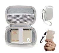 CaseSack Funda para cargador portátil INIU P41 10000mAh 45W PD - Funda de transporte rígida de EVA para banco de energía INIU y cables, bolsa de almacenamiento a prueba de golpes (plata)