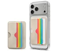 Casesology by Spigen Cartera Magsafe Folder Pop MagFit Cartera Magnética Diseñada para MagSafe Compatible con los Modelos iPhone 17/16/15/14/13/12 Series, Accesorios MagSafe - Rainbow