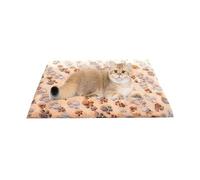 Caseta de coche calefactable para gatos, manta térmica para animales domésticos con motivo de huellas de | Alfombrilla calefactora para mascotas, para gatos, perros, cachorros, casa, dormitorio, salón