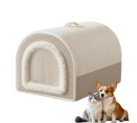 Caseta de Invierno para Animales domésticos | Muebles de Peluche cálido y Lavable | Caseta de Invierno para Gatos y Alfombrilla de sueño para Cachorros - para Razas pequeñas y Medianas