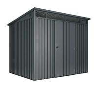 Caseta de jardín Allister 4.5 (Medidas ext. (An x Pr): 237 x 186 cm, Antracita, Metal, Área: 4,5 m²)