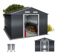 Caseta de jardín Antracita 312x257x177,5cm