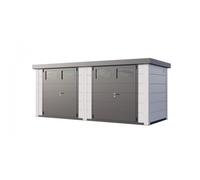 Caseta de Jardin metálica NH13 | Blanco / Blanco | 522 x 208 - NOVO HABITAT