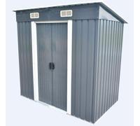 CASETA DE JARDIN METALICO 121 x 194 x 181CM