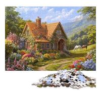 Caseta de jardín Puzzles 1000 Piezas Adultos para Decoración del Hogar Juego De Rompecabezas Cumpleaños Juegos Educativos Stress Relief 1000pcs (75x50cm)