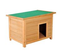 Caseta de madera PawHut para perros color Amarillo