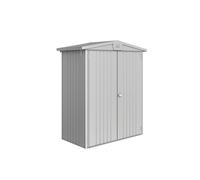 Caseta de metal europa 2 de 172x196x156 cm y 2.68 m2 con 0.5 mm espesor y doble puerta abatible biohort