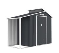 Caseta de metal nottingham de 293x229x129 cm y 3.78 m2 con 0.26 mm espesor y doble puerta gardiun