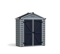 Caseta de policarbonato skylight de 185.4x217x90.2 cm y 1.7 m2 con 1 mm espesor y doble puerta abatible canopia by palram