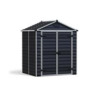 Caseta de policarbonato skylight de 185x217x154 cm y 2.8 m2 con 1 mm espesor y doble puerta abatible canopia by palram