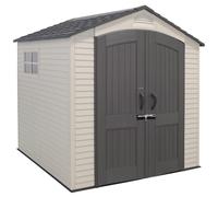 Caseta de resina 92305 de 213x228x214 cm y 4.54 m2 con 25.4 mm espesor y doble puerta abatible lifetime