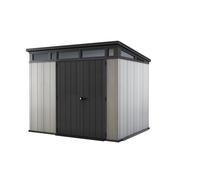 Caseta de resina artisan de 279x226x218 cm y 6 m2 con 20 mm espesor y doble puerta abatible keter