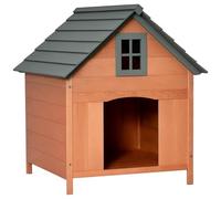 Caseta elevada para Perros de hasta 30 kg, caseta de Madera (81,3 x 91,5 x 98,5 cm)