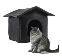 Caseta exterior para , casetas para perros aisladas | para mascotas antideslizantes para balcón apartamento patio casa con varios camping invierno callejeros