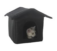 Caseta exterior para gatos | Casetas para perros aisladas - para animales antideslizantes para invierno, balcón, jardín, apartamento, gatos callejeros