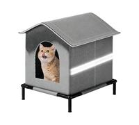 Caseta exterior para gatos, recinto plegable ventilado para | Recinto exterior gatos amantes de los animales, apto para terraza, jardín y camping